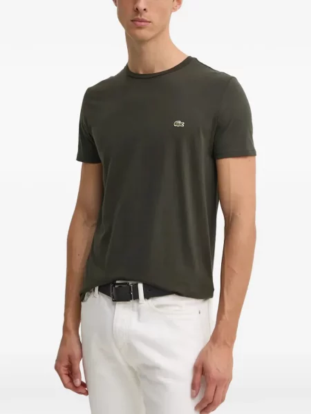 Tricou Lacoste cu autograf verde