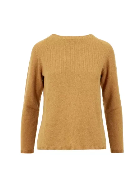 Sweter S Max Mara wełniany brązowy