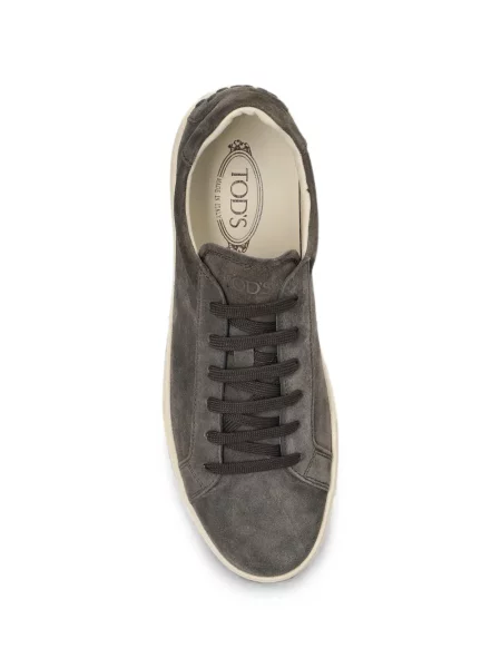 Szarvasbőr sneaker Tod's autogrammal szürke