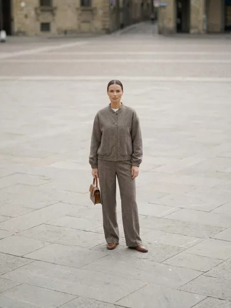 Повсякденні штани Seventeen кашемір коричневий