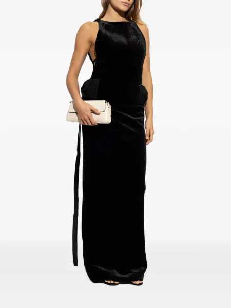 Rochie Self-portrait de catifea negru