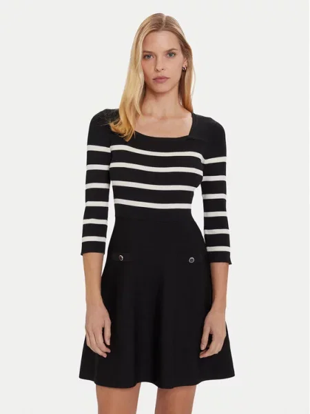 Morgan Трикотажна сукня чорний