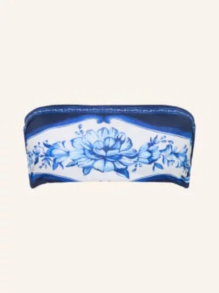 Farm Rio Bandeau Bikiny Porcelain Garden modrá / tmavě modrá bílá