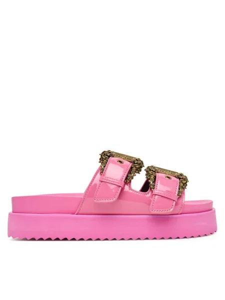 Klapki Versace Jeans Couture różowe