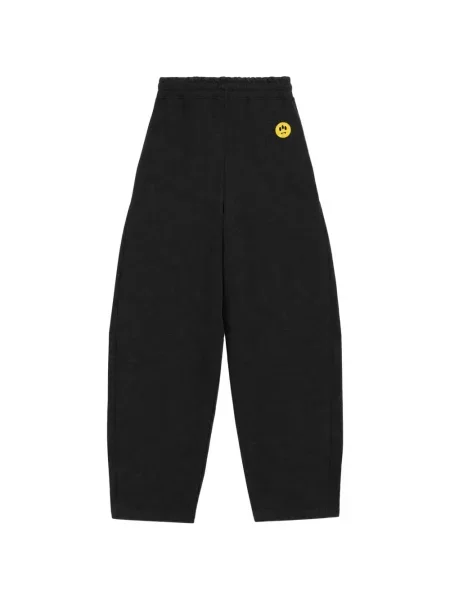 Pantaloni Barrow cu imagine alergare cu cordon negru