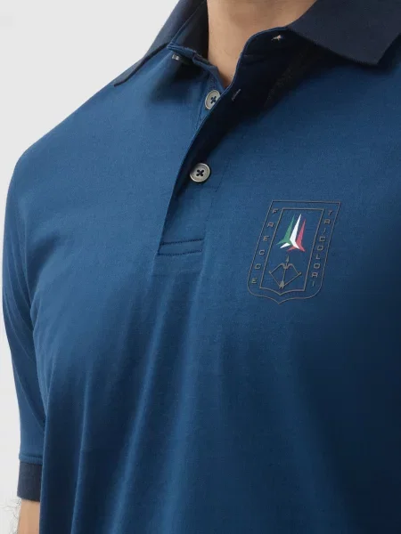 Поло Aeronautica Militare синее