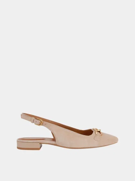 Замшевые босоножки Geox бежевые