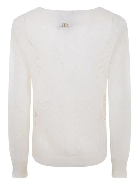 Pulover Twinset alb