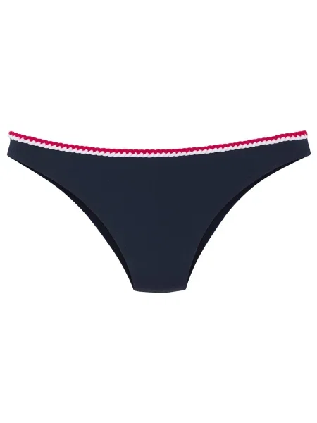 S.Oliver Slip costum de baie albastru marin / roșu rodie alb