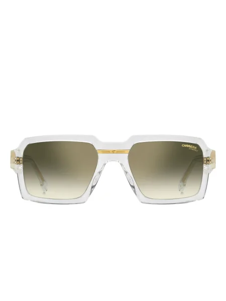 Ochelari de soare Carrera cu imprimeu geometric alb