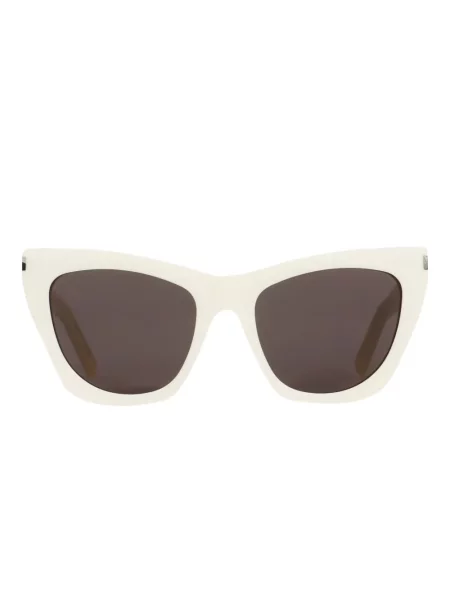 Saulės akiniai Saint Laurent Eyewear balta