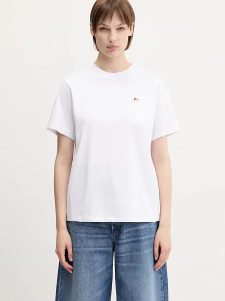 Тениска Fiorucci Angel Patch Slim Fit бяло