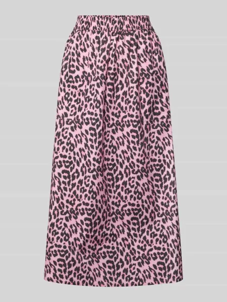 Długa spódnica z elastycznym pasem Lollys Laundry różowa