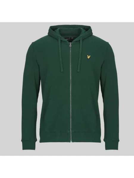 Vetrovka Lyle & Scott s kapuco zelena