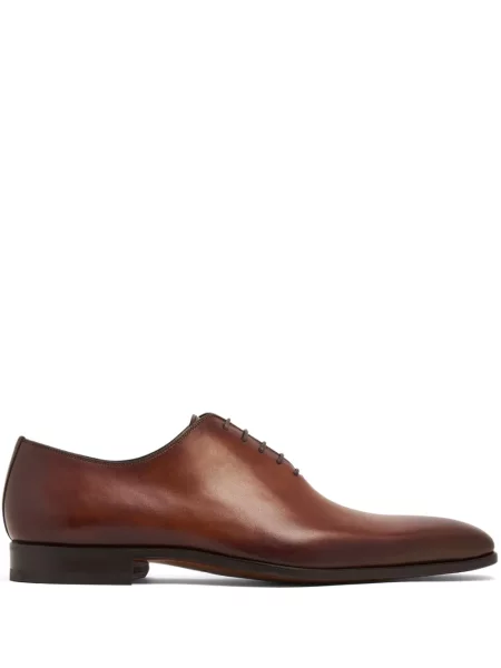 Oxford Magnanni din piele maro