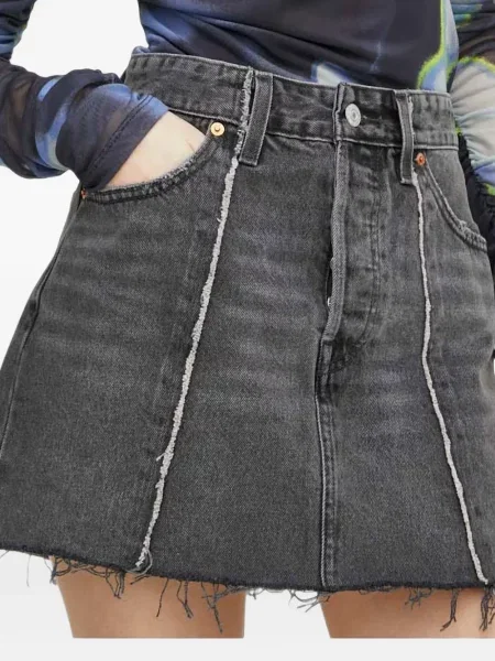 Dzianinowy pasek Levi's z logo na sprzączkę szary