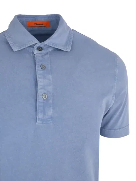Tricou polo Drumohr albastru