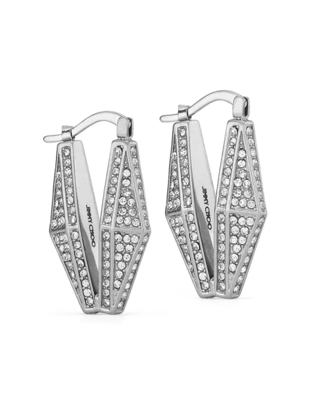 Kolczyki Jimmy Choo szare