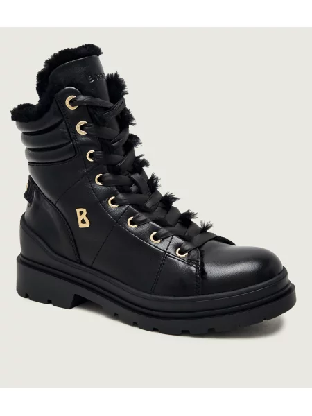 Bogner Bocanci St .Moritz S 14 B | shearling | skóra negru