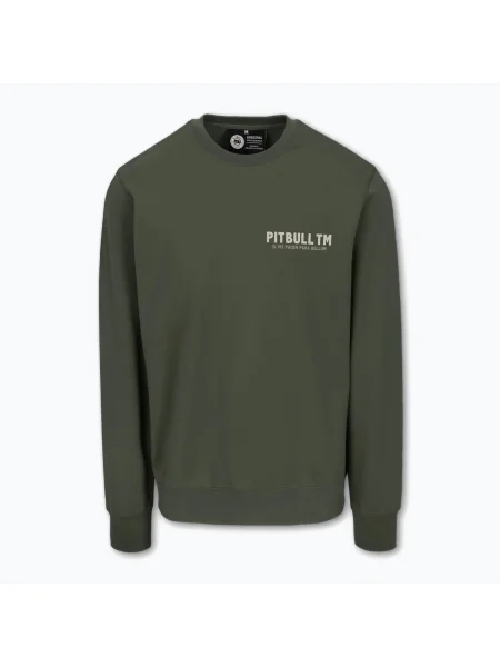Hanorac crewneck Pitbull West Coast verde
