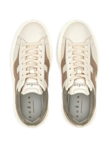 Sneakerși Hogan cu dungi cu platformă