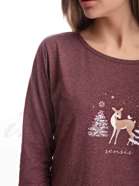 Пижама Sensis коричневая