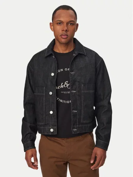 Jack & Jones Kurtka jeansowa Lloyd Granatowy