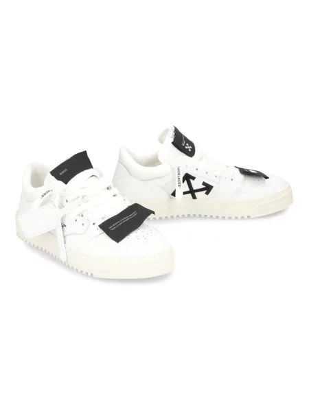 Sneakersy Off-white biznesowe białe