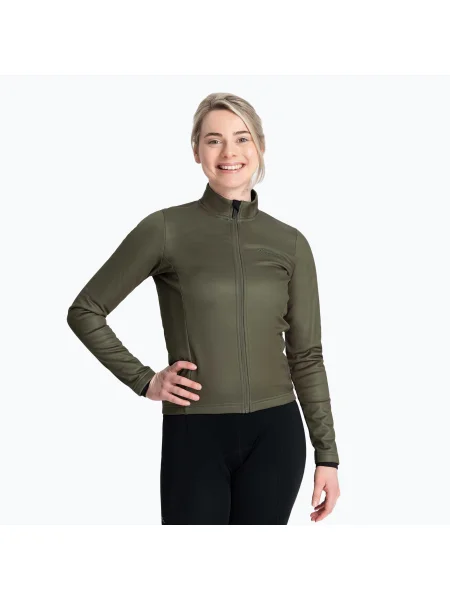 Geacă de ciclism pentru femei Rogelli Core Winter green verde