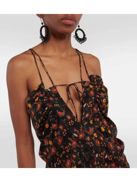 Rochie Isabel Marant de mătase cu model floral
