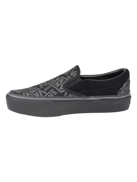 Tenisice Vans s platformom slip-on crna
