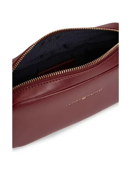 TOMMY HILFIGER Taška cez rameno ESSENTIAL gaštanová