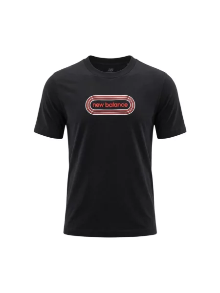 Koszulka New Balance z nadrukiem czarna