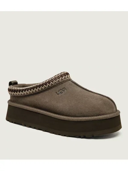 UGG Mules încălțăminte W Tazz II cu adaos de lână | piele întoarsă maro
