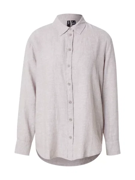 VERO MODA Bluză VMLINN deschis gri