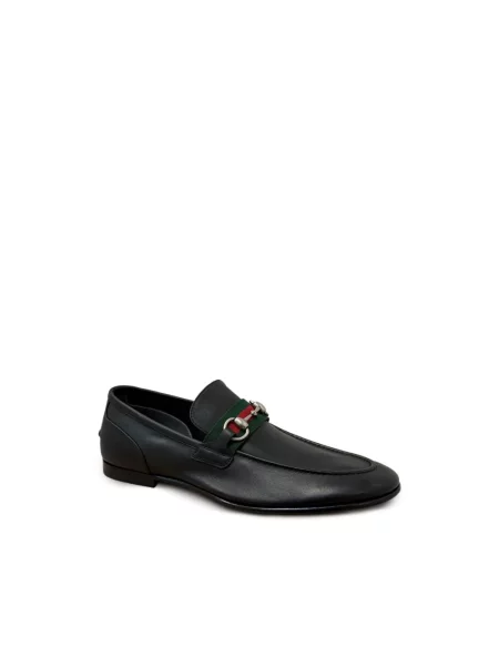 Półbuty Gucci skórzane czarne