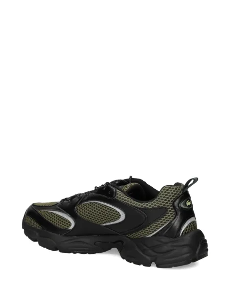 Sneakerși Lacoste plasă negru