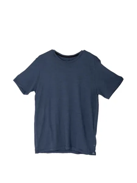 Tricou Rag & Bone cu decolteu rotund clasic albastru