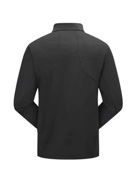 KOSZULKA HIMEX STRETCH HALF ZIP czarna