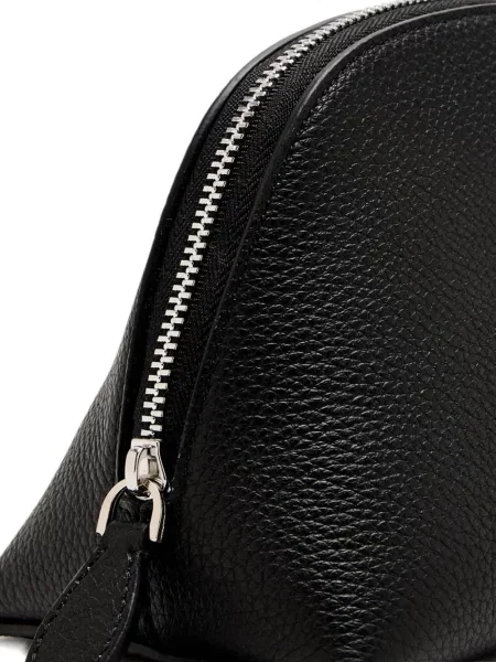 Geanta de piele Toteme din piele negru