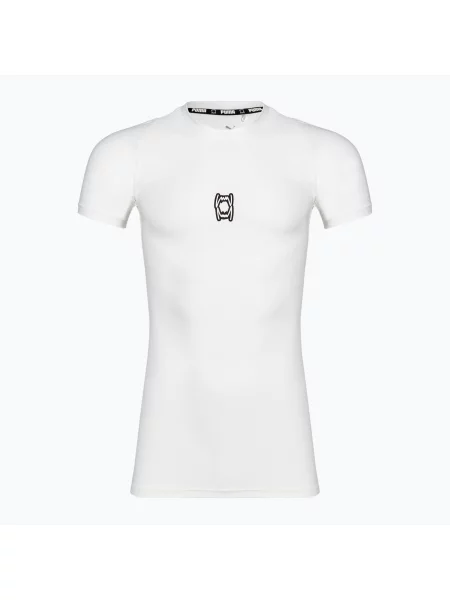 Basketbalové tričko PUMA Hoops Team SS Baselayer puma white bílé