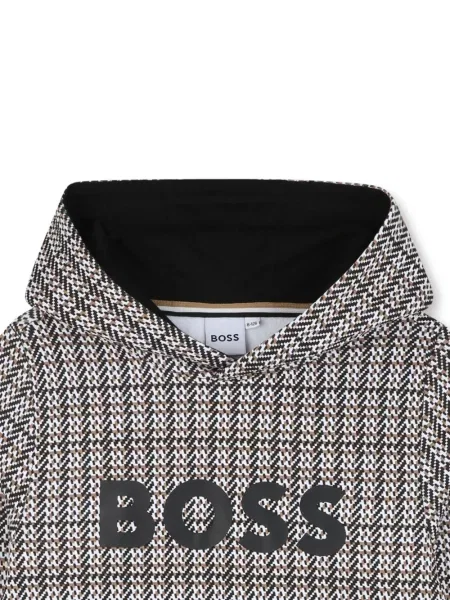 Bluza z kapturem dziecięca Bosswear czarna