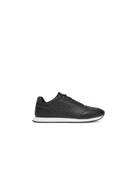 Calvin Klein Sneakersy Low Prof Runn Laceup Mono černá