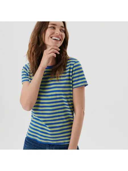 Sinsay Pruhované tričko Modrá