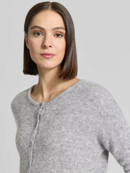 Kardigan z mieszanki wełny i alpaki o kroju regular fit model Almine' Mos Mosh