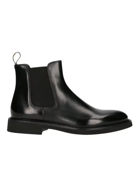 Buty do kostki Doucal's skórzane czarne