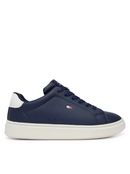 Sneakersy Tommy Hilfiger S Tmavomodrá biela