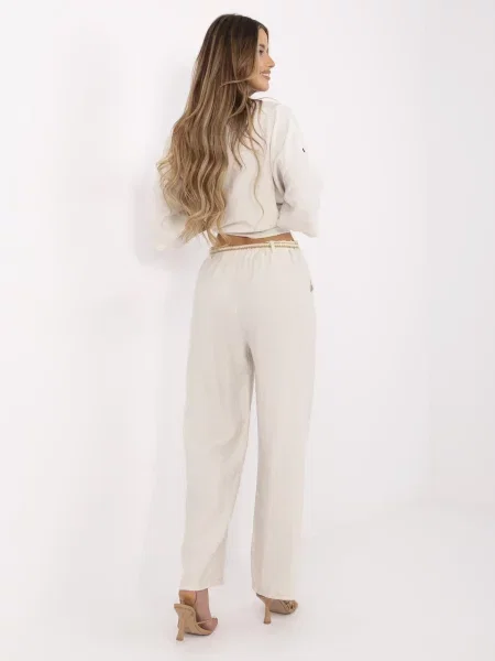 Pantaloni Italy Moda bej
