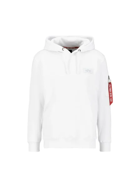 Geacă Alpha Industries cu imagine alb