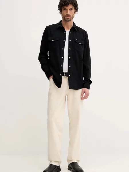 Tommy Hilfiger Jeans srajca črna